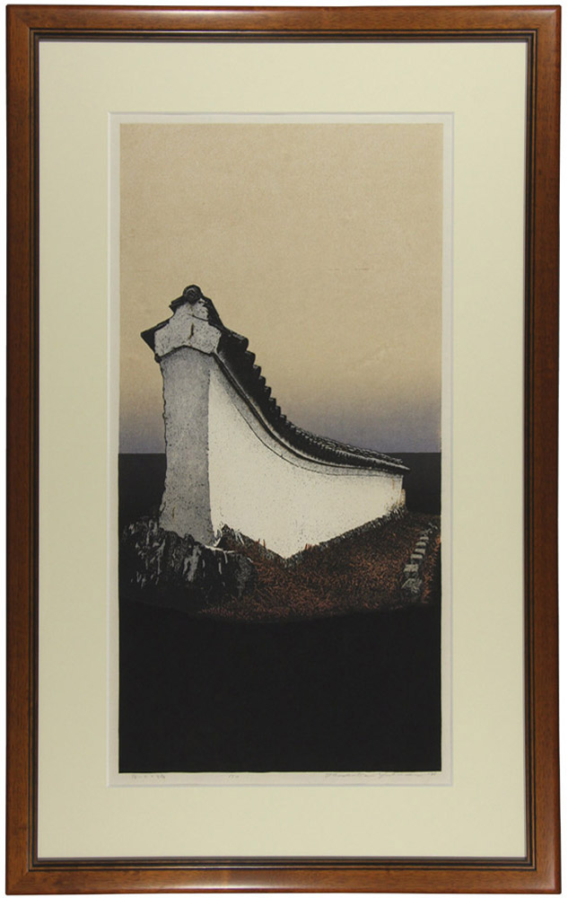 吉田 穂高 「白い土の塀」 Hodaka Yoshida - 創業34年 美術品販売