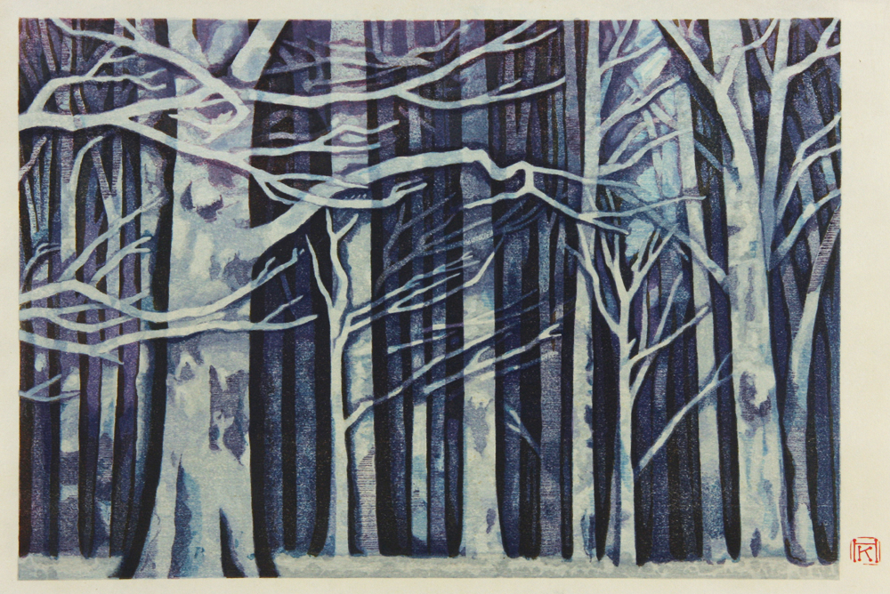 東山 魁夷 「北国の森」 Kaii Higashiyama - 創業34年 美術品販売 