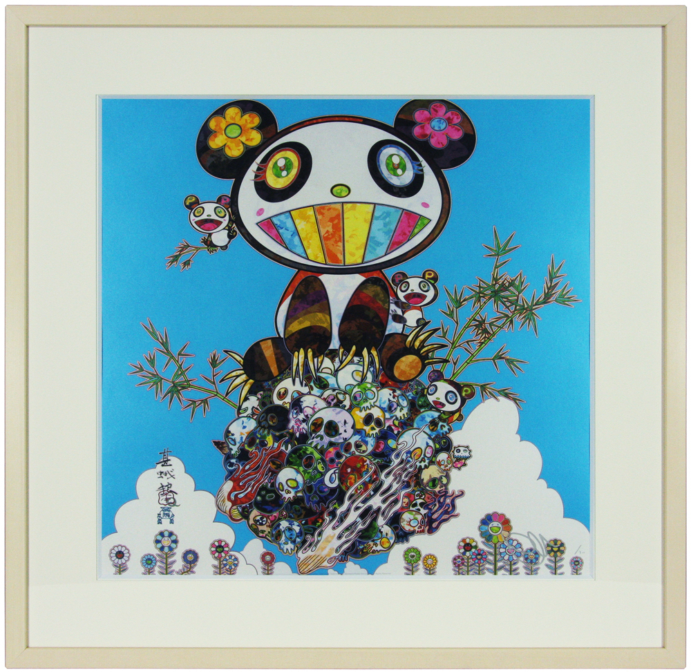 村上 隆 「パンダの親子「幸せ～」」 Takashi Murakami - 創業34年