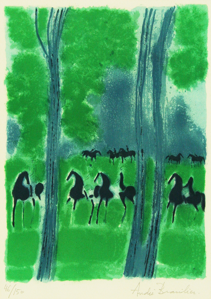 アンドレ・ブラジリエ 「春」 Andre BRASILIER 創業29年 美術品販売 ギャラリー田辺