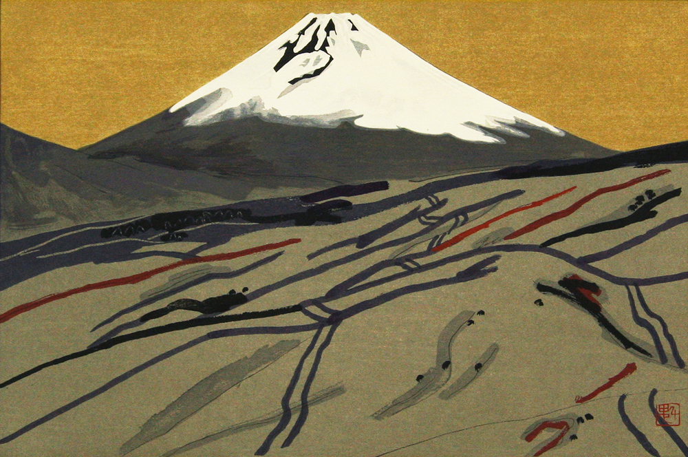 東山 魁夷 「十国峠の富士」 Kaii Higashiyama - 創業34年 美術品販売 