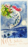 マルク・シャガール 「ニース・花・太陽」 Marc Chagall