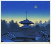 千住 博 「月下法輪寺」 Hiroshi Senju