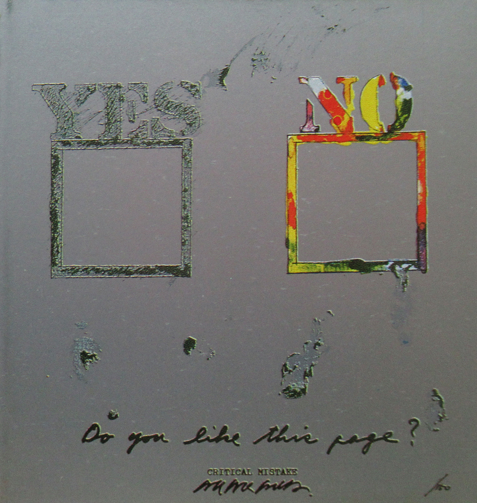 荒川 修作 「Do you like this page?」 Shusaku Arakawa - 創業