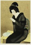 伊東 深水 「指」 Shinsui Ito