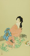 上村 松園 「娘深雪」 Shoen Uemura