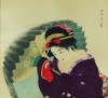 伊東 深水 「吹雪」 Shinsui Ito