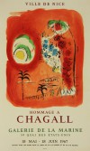 マルク・シャガール 「赤いシレーヌ」 Marc Chagall