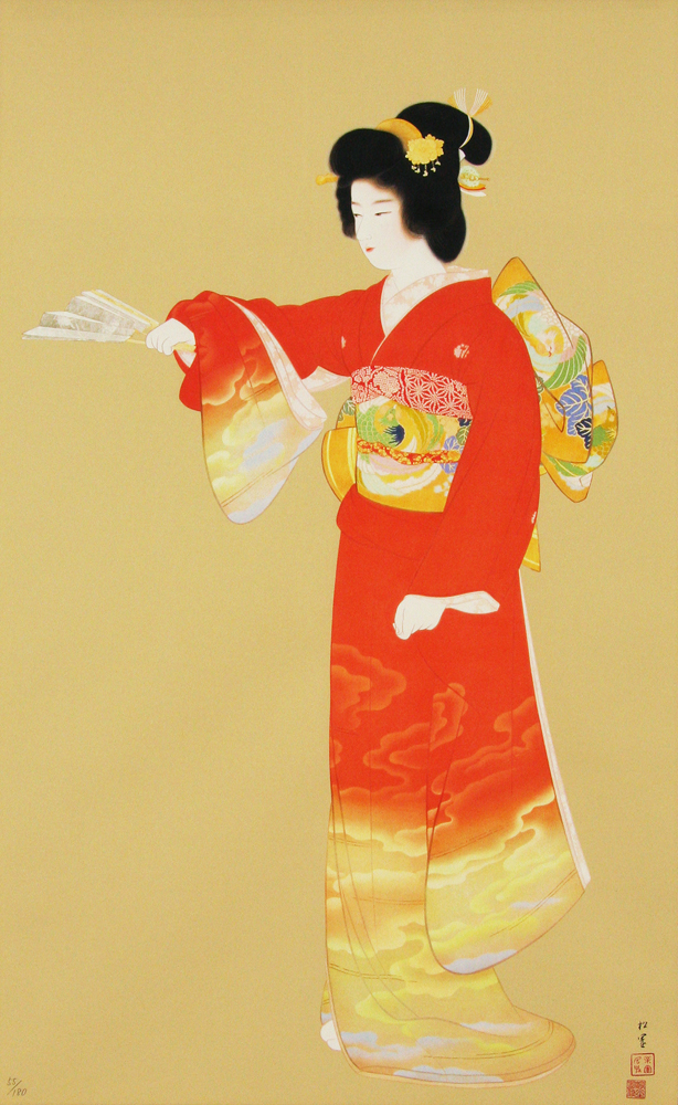 上村 松園 「序の舞」 Shoen Uemura - 創業34年 美術品販売 ギャラリー田辺