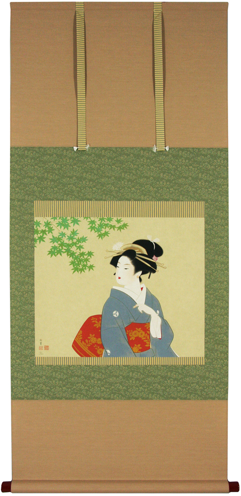 上村 松園 「若葉」 Shoen Uemura - 創業34年 美術品販売 ギャラリー田辺