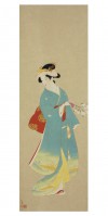 上村 松園 「春信」 Shoen Uemura