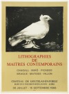 パブロ・ピカソ 「LITHOGRAPHIES DE MAITRES CONTEMPORAINS」 Pablo Picasso