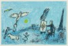 マルク・シャガール 「画家とその二重像」 Marc Chagall
