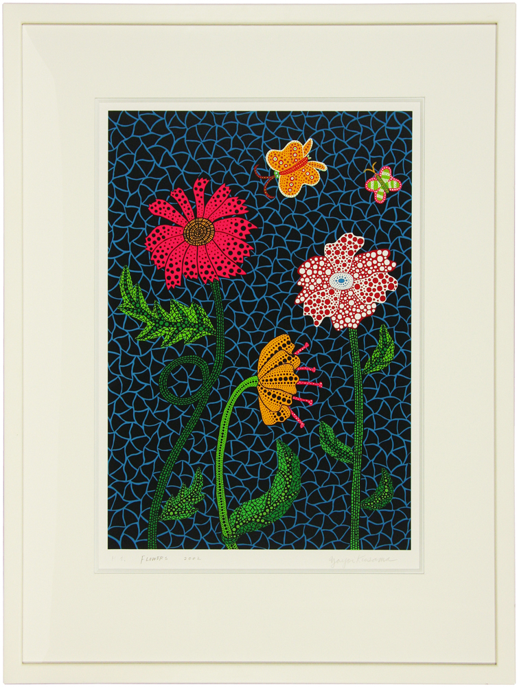 草間 彌生 「Flowers」 Yayoi Kusama - 創業34年 美術品販売