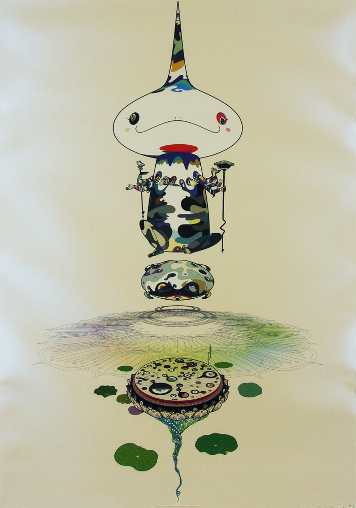 村上 隆 「Reversed Double Helix (White)」 Takashi Murakami 創業34年 美術品販売 ギャラリー田辺