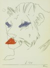 アンディ・ウォーホル 「ライオン (LION)」 Andy Warhol